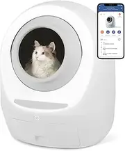 Smarty Pear Leo's Loo Too Automatic Self Cleaning Cat Litter Box, Leo Grey
