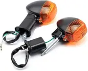 Rear Turn Signal Light For NINJA 250 500/R ZRX1200S Z750 Z1000 ZX6R ZX7R ZX9R ZX10R ZX12R Motorcycle Indicator Lamp (Orange)