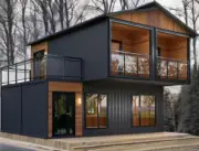 Double Story House 2024 Tiny House, Foldable Tiny Home with Well Equipped...
