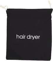 Hotel Storage Bag Hair Dryer Pouch Drawstring Closure for Travel Organization