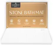 Natureva Home - Stone Bath Mat | Super Absorbent, Quick Dry, Non Slip | Moder...