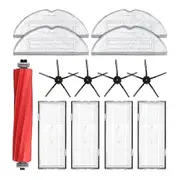 Replacement Parts for S7 MaxV Ultra - Brushes, Filters, Mop, Dust Bag (Black)