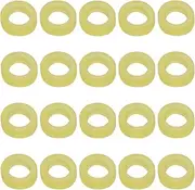 eMagTech Bait Bands Rubber Pellet Bands Fishing Rubber Band Fishing Bait Tie Belt for Red Worm Bait Particles Carp Coarse Fishing Yellow