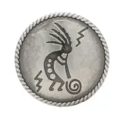 Kokopelli Concho Antique Nickel 1-1/4" 7952-21