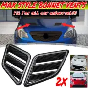 Carbon Look Hood Vent Max Style Bonnet Vent For HONDA Nissan LEXUS BMW Universal