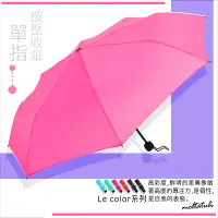 在飛比找蝦皮商城優惠-【單指-瞬間按收傘】LeColor-防風晴雨傘 / 傘 雨傘