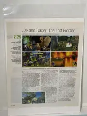 Jak And Daxter: The last frontier video game Review print ad wall art ephemera