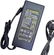 Poemtian AC DC Power Supply Adapter Charger AC 100-240V to DC 24V 5A Plug for Household Electronics