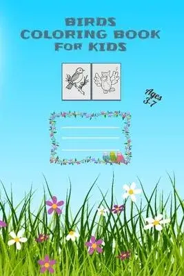 Birds Coloring Book For Kids: Awesome 40 bird for coloring in 40 pages 6 x 9 inches / Ages 3-7 years old