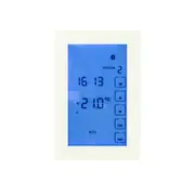 Radiant GTSW-TH-V Premium Glass Fronted Touch Screen Thermostat - White - Vertical