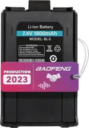 ORIGINAL BAOFENG BL-5 1800mAh Li-Ion Battery for UV-5R UV-5X3 BF-F8HP Radios