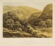 Scotland 1840 Castle Campbell Poster Print by Thomas Creswick (18 x 24)