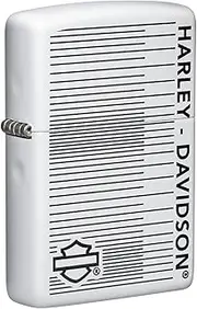 Zippo Harley Davidson White Matte Lighter