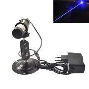 Focusable 445nm 450nm 1.5W Blue Dot Laser Module 1.5W 12V Adapter w/ 22mm Holder