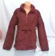 Victorias Secret Pink OVERSIZED TEDDY HALF ZIP SHERPA Jacket NWT M