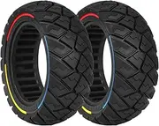 [ulip] 90/65-6.5 Electric Scooter Full Tyres for Dualtron Thunder Speedual Plus Zero 11X Kaabo Wolf Warrior Electric Scooter for Wheels with a Width of 64 mm and a Diameter of 6.5 Inches 2 Pieces