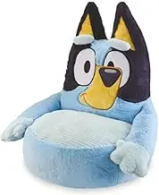 Bluey Plush Chair – Soft Kids Armchair, Upholstered Reading Seat for Bedroom, Nursery & Playroom, Official Licensed Furniture, Ages 3+, 50 x 42 x 60 cm