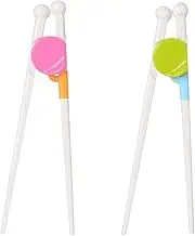 2 Pairs Kids Training Chopsticks, Right Learning Chopsticks for Children Toddler Beginners Right or Left Handed Reusable Chopstick Helper