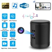 Mini Camera Bluetooth Speaker WIFI Security Nanny Cam DVR 1080P HD Night Vision