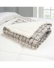 Blue Ridge Home Micromink Sherpa Reversible Throw