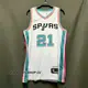 男式全新原創 NBA 聖安東尼奧馬刺隊 #21 Tim Duncan City Edition Jersey Swing