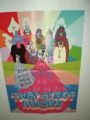 POSTER boo hoo THEY SHOOT HORSES original promo for The band album art 7