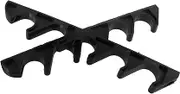 BUGUUYO 2pcs Plastic Lounge Chair Connector Five Tooth Buckle Bracket for Garden Camping Balcony Furniture Versatile Angle Adjuster for Optimal Comfort