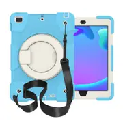 Nevenka iPad Case For iPad 9.7/Air 2 with 360 Swivel Stand-Sky Blue