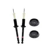 2x Rear KYB Shock Absorbers + Strut Mount Kit for Ford KA BL13 Hatchback 99-00