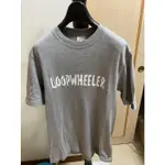 LOOPWHEELER LOGO 灰色T恤 MADE IN JAPAN 日本製