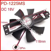 Midea PD-1225MS 18V 0.16A For Induction Cooker Cooling Fan 2Pin