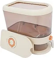 DINHEAROM Airtight Rice Dispenser Visible Measurement for Accurate Portion Control Large Capacity Container for Flour Grains Cereals