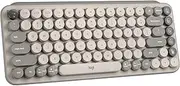 Logitech POP Keys Mechanical Wireless Keyboard with Customisable Emoji Keys, Durable Compact Design, Bluetooth or USB Connectivity, Multi-Device, OS Compatible - Mist