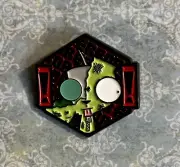 Invader Zim Gir Faces Blind Box Enamel Pin Unzipped