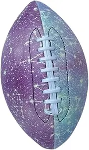 Frediuo Football Ball Official Football Size 9 Rubber Lightweight Training Ball Glow in The Dark Rugby Ball for Party Favor Indoor