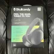 New Skullcandy Crusher Evo Wireless Over-Ear Headset True Black S6EVW-N740 40hr