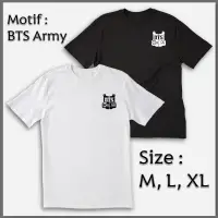 在飛比找蝦皮購物優惠-Distro T-Shirt BTS Army Screen