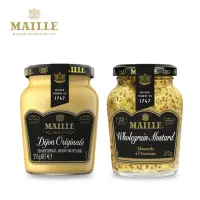 在飛比找momo購物網優惠-【MAILLE 魅雅】法國 芥茉籽醬 210g+狄戎芥末醬 