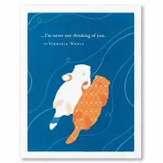 Positively Green Anniversary Card - I'm never not thinking of you
