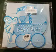 Baby Shower Bundle Decorations Card Box Advice Cards Balloons It's a Boy!