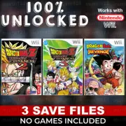 Dragon Ball Z Budokai Tenkaichi Nintendo Wii SD Memory Card 100% UNLOCKED ALL