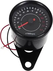 LIGHTAOTAO Motorcycle Tachometer with Led Backlight High Precision Gauge for Single-Cylinder Motorbikes Accurate Readings Easy Installation