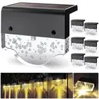 Solar Deck Lights,Solar Fence Lights Outdoor Waterproof,LED Solar Step Lights...