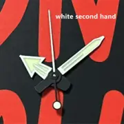 Silver Trim White Second Hand with Green Lume for NH35A C3 Watch Hands SKX007 SR