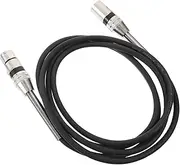 Abaodam Audio Line Accessory Cable Microphone Cable Mic Microphone Accessory Dynamic 3 Pin Mic Cord 3 Pin XLR Wire PVC Black