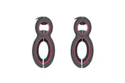 2x Progressive Prepworks 6in1 Manual Multi Lid Can Bottle Opener Handheld Black