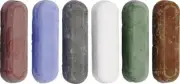 Marbles 6 Pack Assortment Polishing Honing Rouge Stropping Compound 550