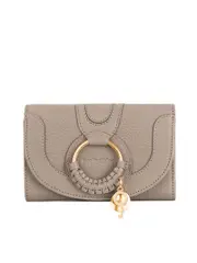 See By Chloé Hana Compact Wallet in Motty Grey