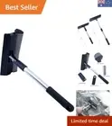 Telescoping Window Squeegee with Mesh Sponge & Rubber Blade - Streak-Free Shine