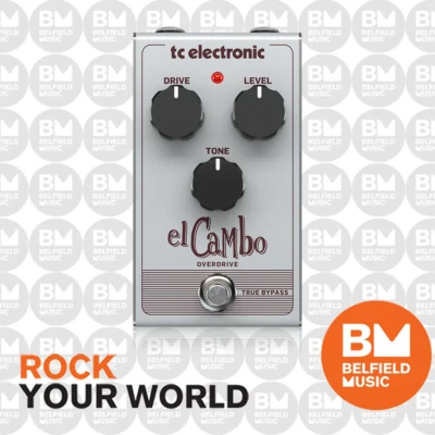 TC Electronic El Cambo Overdrive Effects Pedal - Brand New - Belfield Music